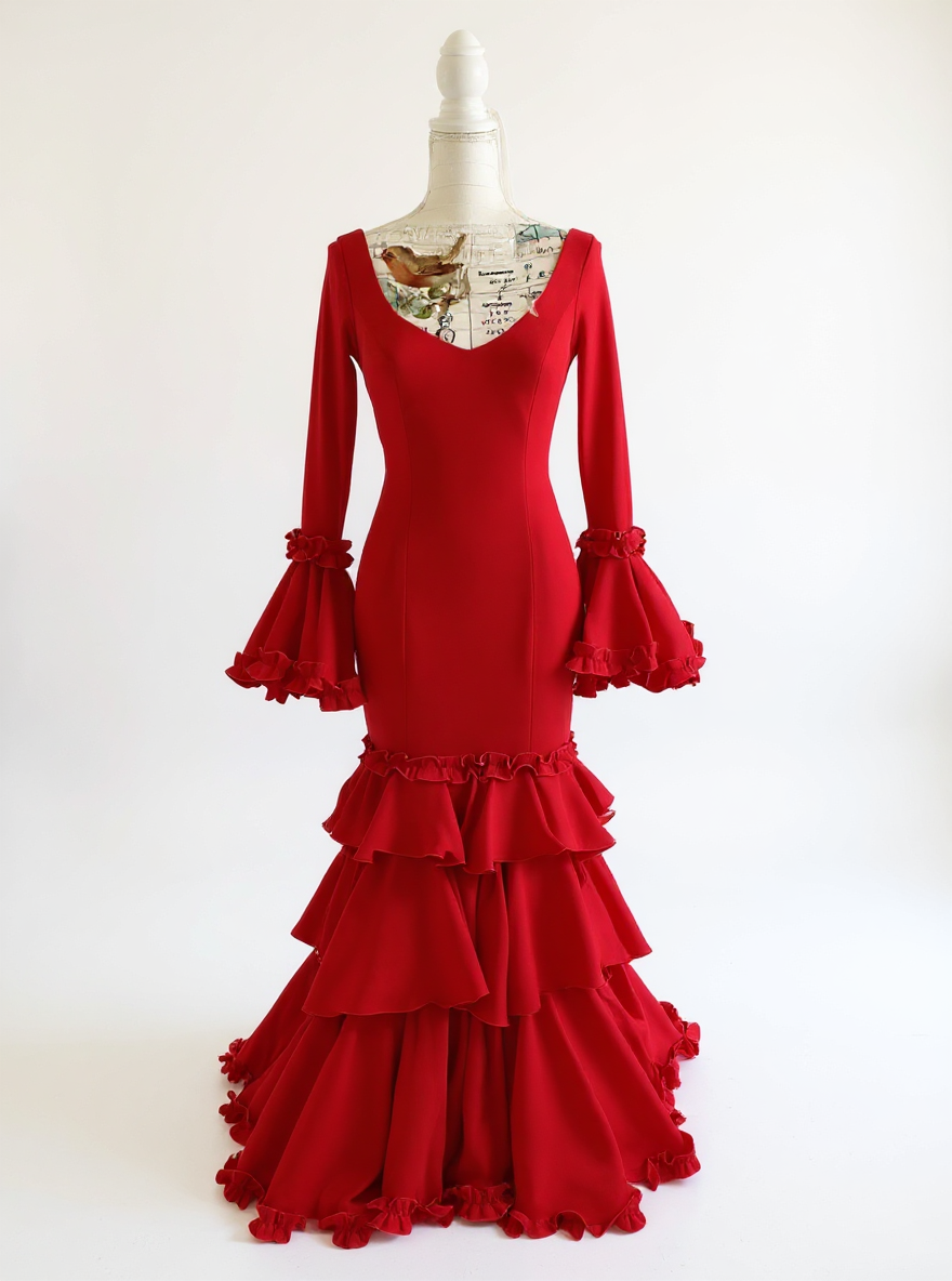 Vestido Amapola rojo